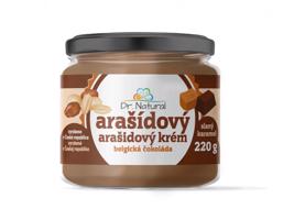 Dr. Natural Arašídový krém s belgickou čokoládou a slaným karamelem 220g