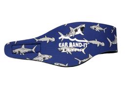 Ear Band-It® Ultra Žraločí Čelenka na plavání Velikost čelenky: Velká